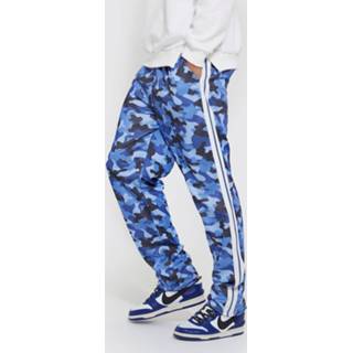 👉 Tall Tricot Camo Joggingbroek Met Zijstreep, Blue