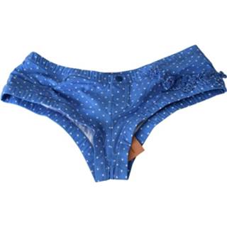 👉 Bikini s vrouwen blauw Beachwear Bottoms Swimsuit 1641056775864