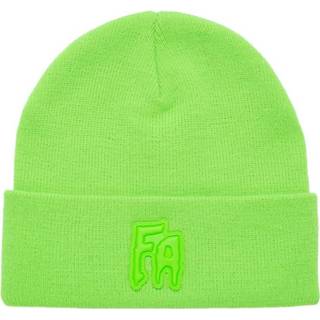 👉 Beanie onesize vrouwen groen Applique Cuff