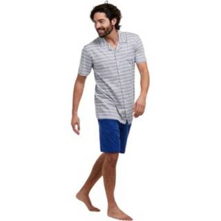 👉 Pyjama l male blauw Gestreept