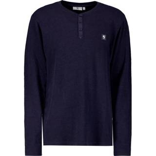 👉 Longsleeve blauw s mannen Garcia henley n 21210 8713215380691