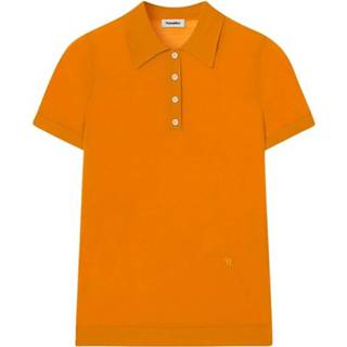 👉 Poloshirt l vrouwen oranje Hatti polo shirt