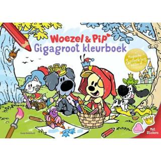 👉 Kleurboek Woezel & Pip - Gigagroot Sprookjes 9789493216372