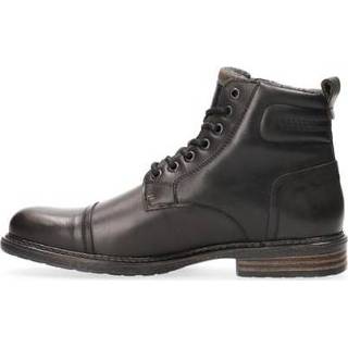 👉 Veterboots leer mannen zwart Veterboot 8720367309371