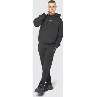 👉 Oversized Basic Official Trainingspak Met Capuchon, Black