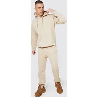 👉 Oversized Gerecycled Official Trainingspak Met Capuchon, Sand