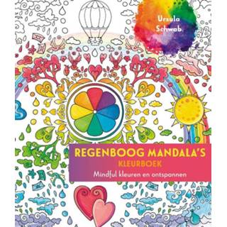 👉 Kleur boek mannen Regenboog mandala's kleurboek. Kleuren en ontspannen, Ursula Schwab, Paperback 9789043923217