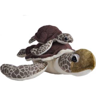 👉 Knuffel pluche kinderen dieren familie zee schildpadden 36 cm