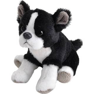 👉 Knuffel pluche kinderen Boston Terrier hond van 13 cm