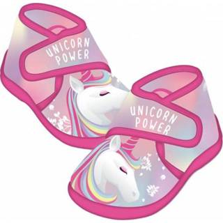 Pantoffels polyester antraciet Zaska Unicorn Power 8720585246687