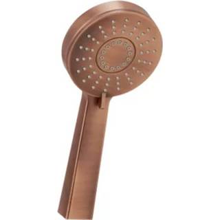 👉 Handdouche goud Salenzi Losse 3 Standen Rond 10 cm - 8719304723400