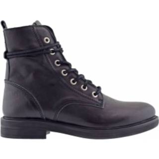 👉 Veterboots vrouwen zwart Anabela