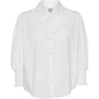 👉 XL vrouwen wit Skjorte, Hannah