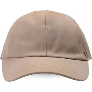 👉 Baseball cap onesize vrouwen beige with logo 7330037104505