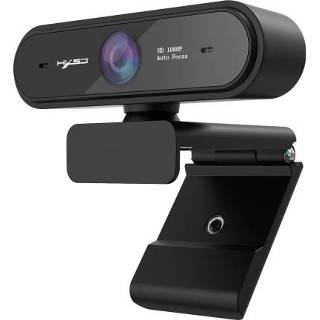 👉 Webcam zwart 1080P USB Auto Focus Web Camera with Privacy Cover Built-in Noise Reduction Microphone for Laptop Desktop Black