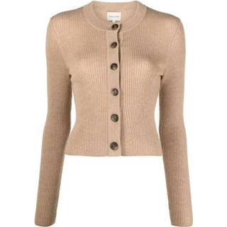 👉 M vrouwen bruin Cardigan