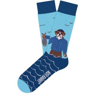 👉 Sock male blauw Socks The Fisherman