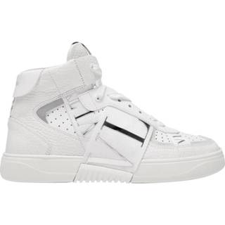 👉 Sneakers leather vrouwen wit High-Top Sneaker in
