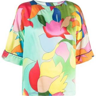 👉 Blous vrouwen groen Blouse