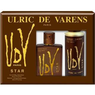 👉 Deodorant active Ulric de Varens Star Coffret Eau Toilette 100ml + Perfumed 200ml 3326240047313