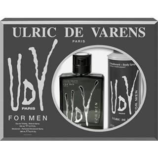 👉 Deodorant active Ulric de Varens For Men Coffret Eau Toilette 100ml + Perfumed 200ml 3326240045470