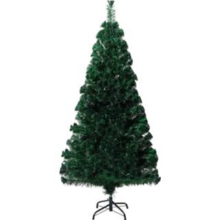 👉 Kunstkerstboom active groen met standaard 120 cm optische vezel 8720286015018