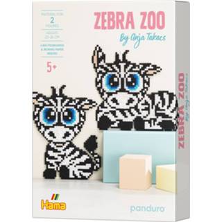 👉 Strijkkraal stuks active Hama Midi - strijkkralen set 6000 zebra zoo 7320188031072