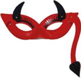 👉 Eng oogmasker duivelin in rood