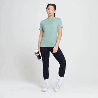 👉 MP Performance sportshirt voor dames - IJsblauw gemêleerd met witte vlek  - XXL