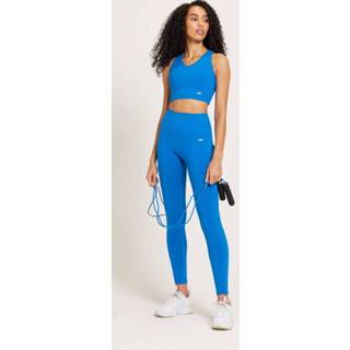 👉 MP Power legging van meshstof voor dames - Echt blauw  - XXL