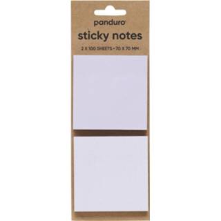 👉 Houten blok roze stuks active Panduro sticky notes - 2 blokjes 7320183054922