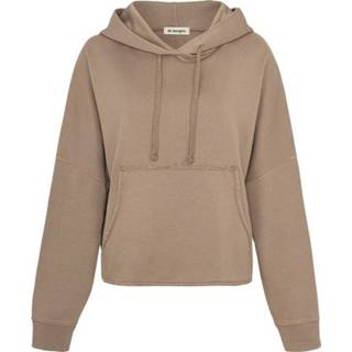 👉 Hoodie m vrouwen beige Cropped