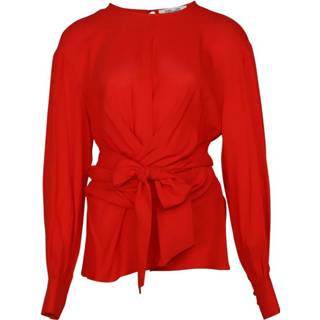 👉 Blous vrouwen rood Wrap Blouse