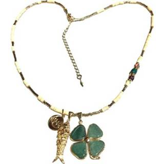 👉 Halsketting onesize vrouwen geel Collier Sacha