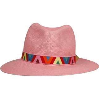 👉 M vrouwen roze Fedora HAT