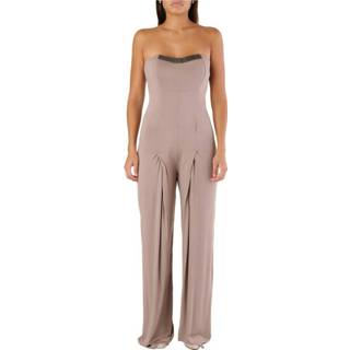 👉 Jumpsuit l vrouwen beige