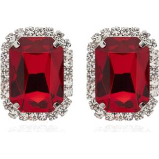 👉 Clipon brass onesize vrouwen grijs clip-on earrings 7630983195306