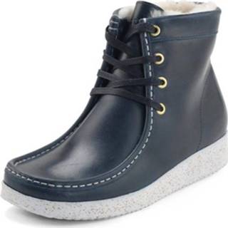 👉 Leather vrouwen zwart Støvle Pull UP