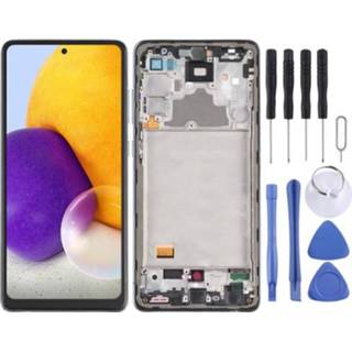 👉 Digitizer active Incell Materiaal LCD-scherm en Volledige montage met frame (niet ondersteunend vingerafdrukidentificatie) voor Samsung Galaxy A72 4G SM-A725