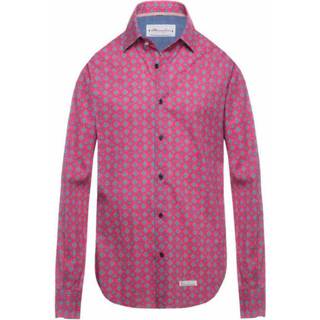 👉 L male roze Camisa Estampada