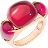 👉 Rouge vrouwen rood Pomellato - Donna -Pab50509R0000Syru Passion Anello 9KT Oro Rosa Sintetico