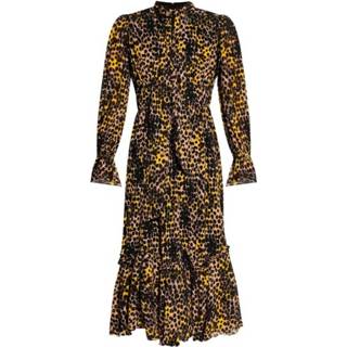 👉 Dress vrouwen zwart Shazia patterned