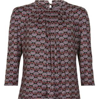 👉 Blous XL vrouwen bruin Blouse 3/4 Sleeves