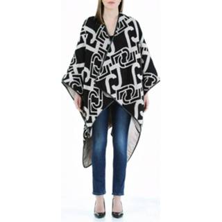 👉 Poncho onesize vrouwen zwart 3F1039 T0300 Cape, 8050885164085