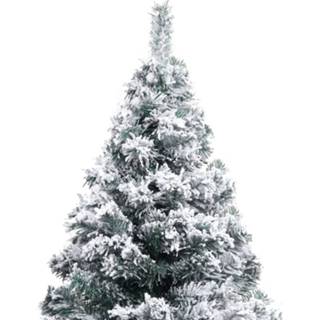 👉 Kunstkerstboom groen PVC active met sneeuwvlokken 150 cm 8720286011621