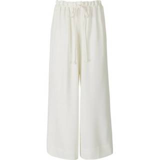 👉 M vrouwen beige Wide Flowy Pants