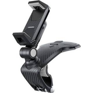 Mobiele telefoon zwart groen active YF011 Auto Centrale Bediening Instrumentenpaneel Beugel Met Nummerplaat (Zwart Groen)