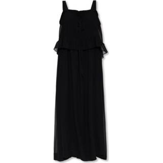 👉 Sleeveless vrouwen zwart dress 1647674373475