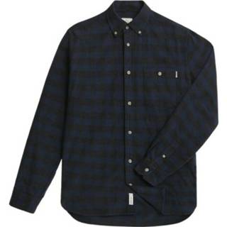 👉 XL male blauw Camicia flanella Traditional