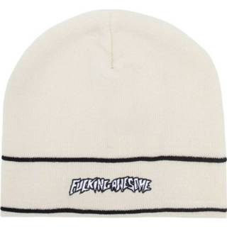 👉 Beanie onesize male wit Little Stamp